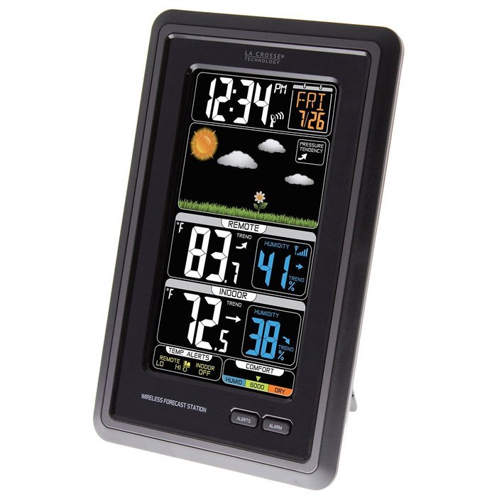 La Crosse Technology 308-1425C Wireless Vertical Color Forecast Station N3