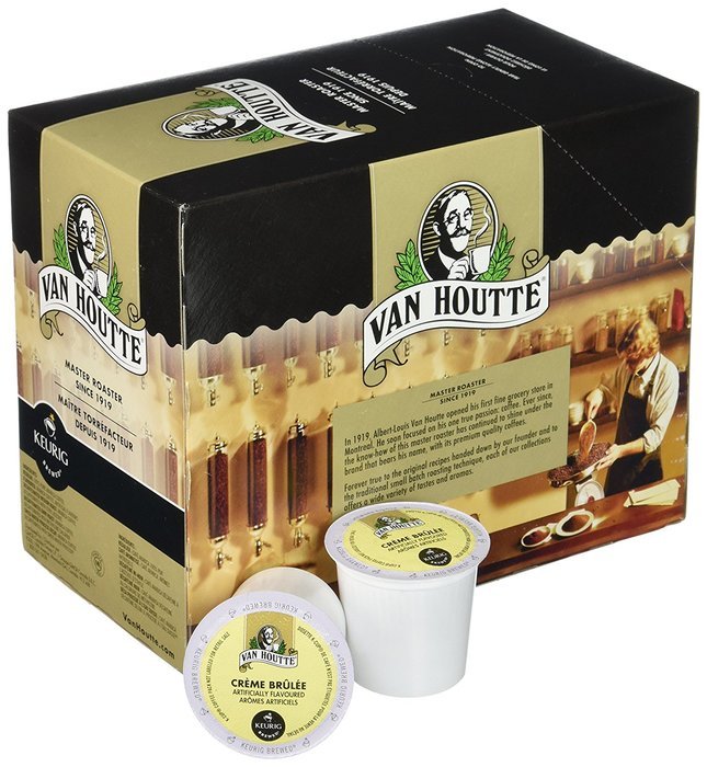 Van Houtte Creme Brulee Coffee, 24 Count K-Cups for Keurig Brewers