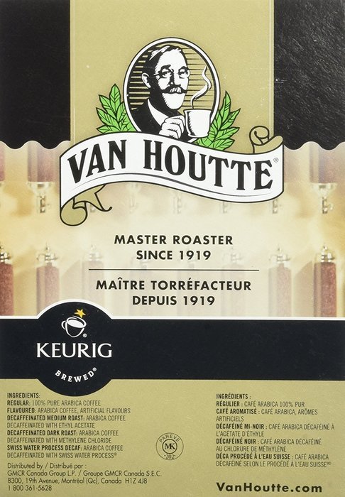 Van Houtte Creme Brulee Coffee, 24 Count K-Cups for Keurig Brewers N2