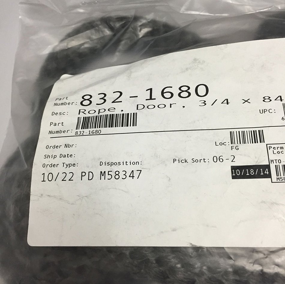 Quadra-Fire & EcoChoice Replacement Door Rope Gasket 3/4 N2