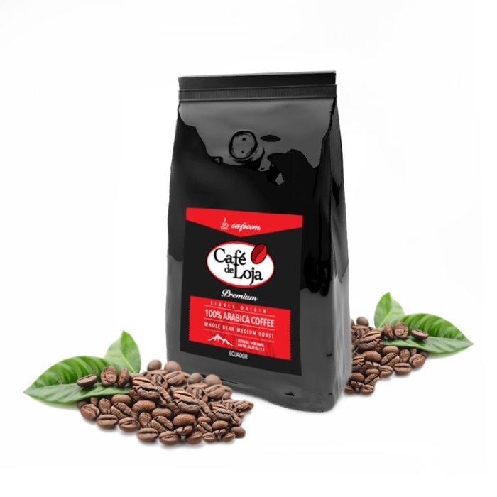 Medium / Dark Roast AWARD WINNER (2.2 lbs) Whole Bean Arabica Coffee -Caf&eacute; de Loja Premium&ndash; Roasted with Best... N11