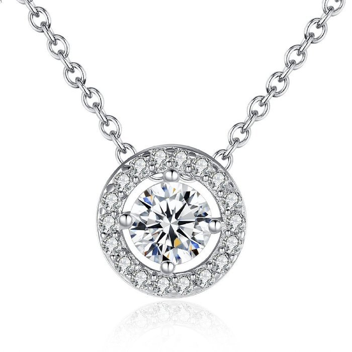 Jewelry Set- Morenitor[TM] White Gold Plated Swarovski Elements Crystal Necklace Earrings Set N8