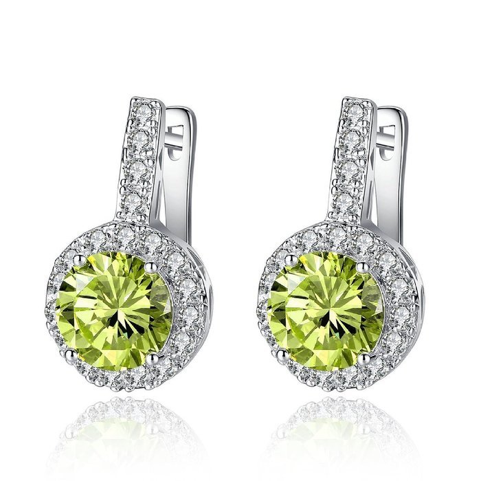 Jewelry Set- Morenitor[TM] White Gold Plated Swarovski Elements Crystal Necklace Earrings Set N10