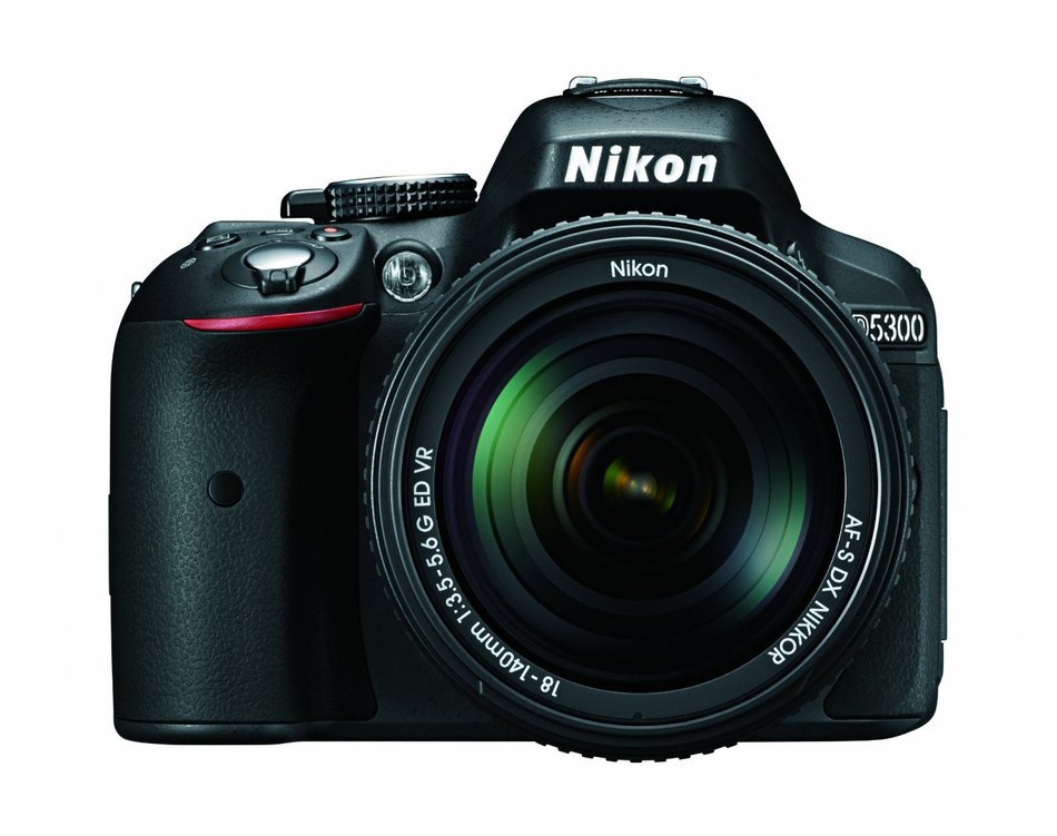 Nikon D5300 DX-format Digital SLR Kit w/ 18-55mm VR II and 55-300mm VR Lens Kit (Black) N3