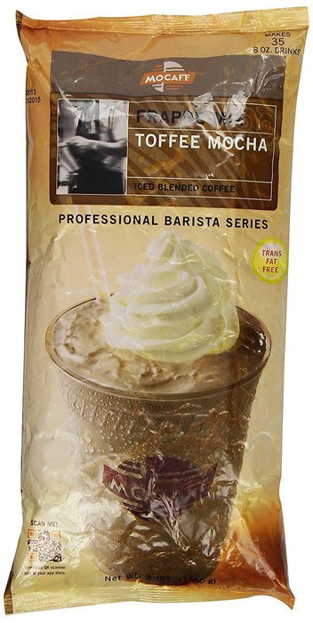 MOCAFE Frappe Toffee Mocha, Ice Blended Coffee, 3-Pound Bag N2
