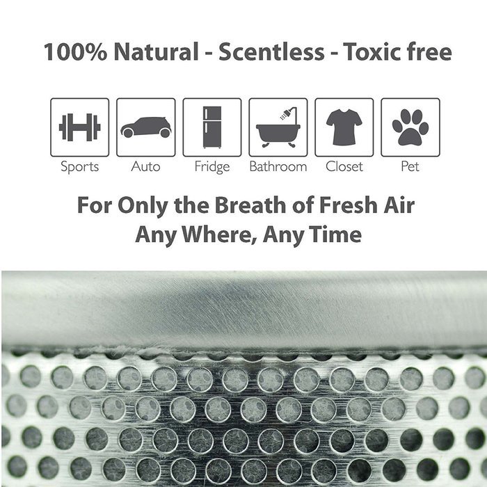 Coco Natural Air Freshener Max Naturally Absorbs Odors, Allergens & Harmful Pollutants for Home, Car, Sports Bag... N22