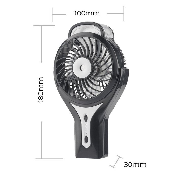 Foneso Portable Misting Fan, Mini Handheld USB Cooling Fan with Mist Humidifier for Home Office and Travel N2