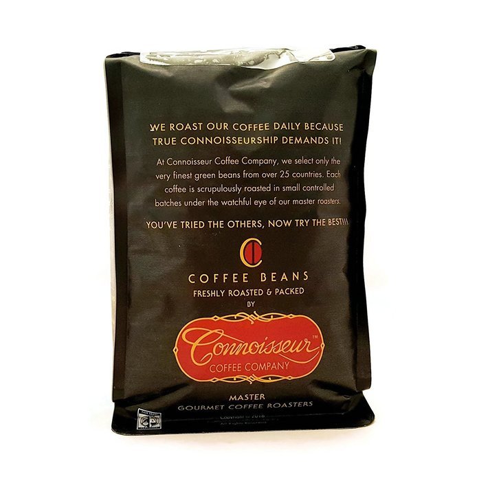 Connoisseur Coffee Organic Dark Roast, Whole Bean 16 oz bag N11