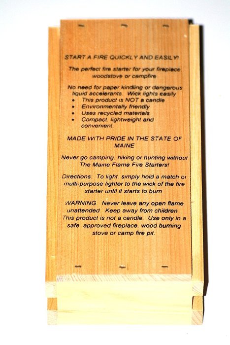 Maine Flame 10 Count MF10C Cinnamon Fire Starter N2
