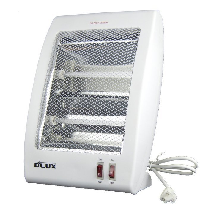DLUX Infrared Quartz Space Heater Energy Efficient Quite 400/800 Watts N3