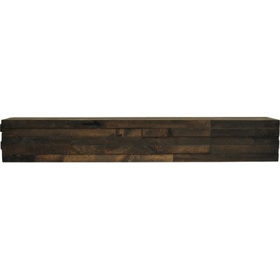 Modern Fireplace Mantel Shelf Shelf Length: 60" Length, Finish: Dark Chocolate