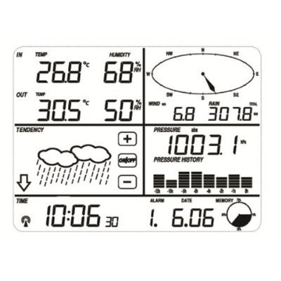 Ambient Weather WS-1090 Wireless Home Weather Station w/ Data Logging & Atomic Time N3