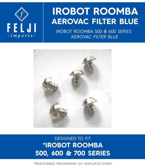 Felji iRobot Roomba Side Brush Screws 5 Pack