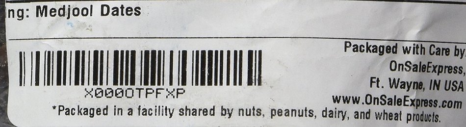Sincerely Nuts Jumbo Medjool Dates (1 Pound Bag) N3