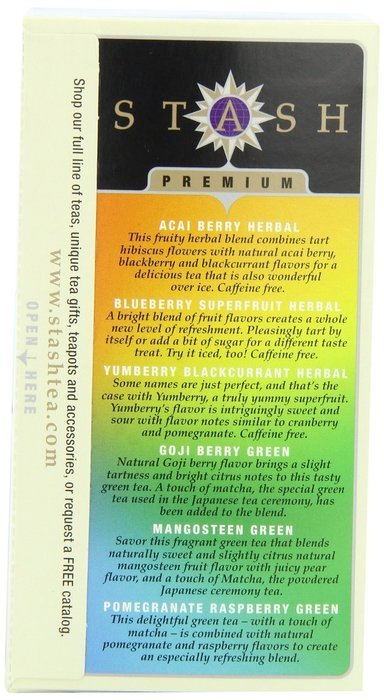 Stash Tea Meyer Lemon Herbal Tea 20 Count N6