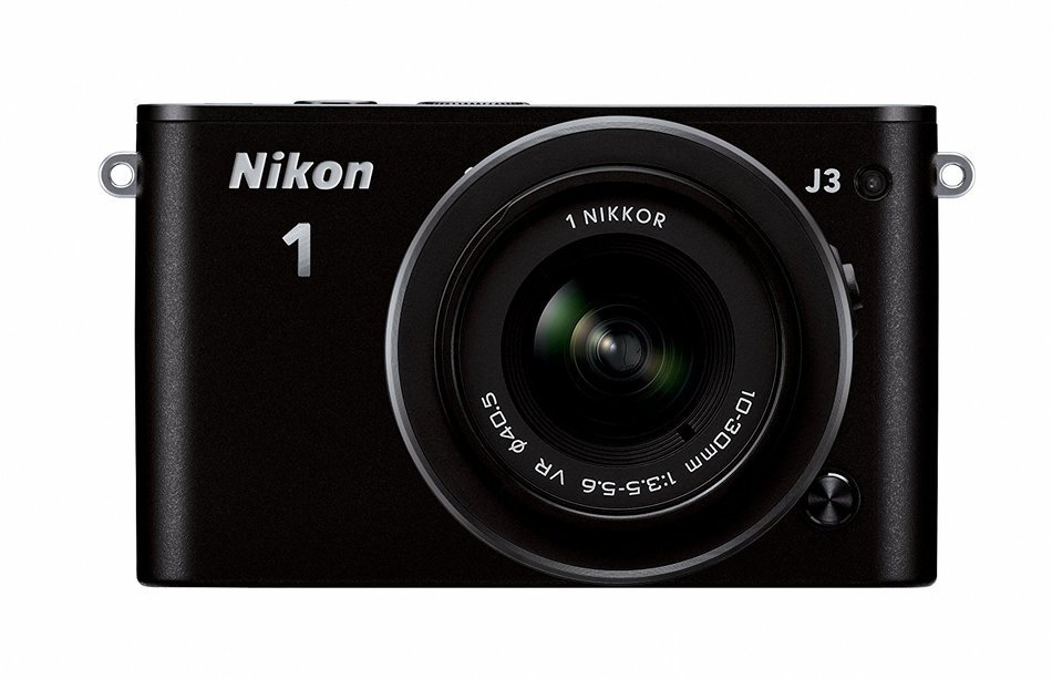 Nikon 1 J3 14.2 MP HD Digital Camera System with 10-30mm VR and 30-110mm VR 1 NIKKOR Lenses (White)