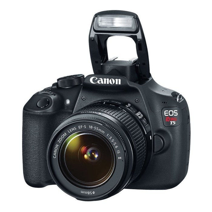 Canon EOS Rebel T5 Digital SLR 18MP Camera with EF-S 18-55mm IS II Lens New USA