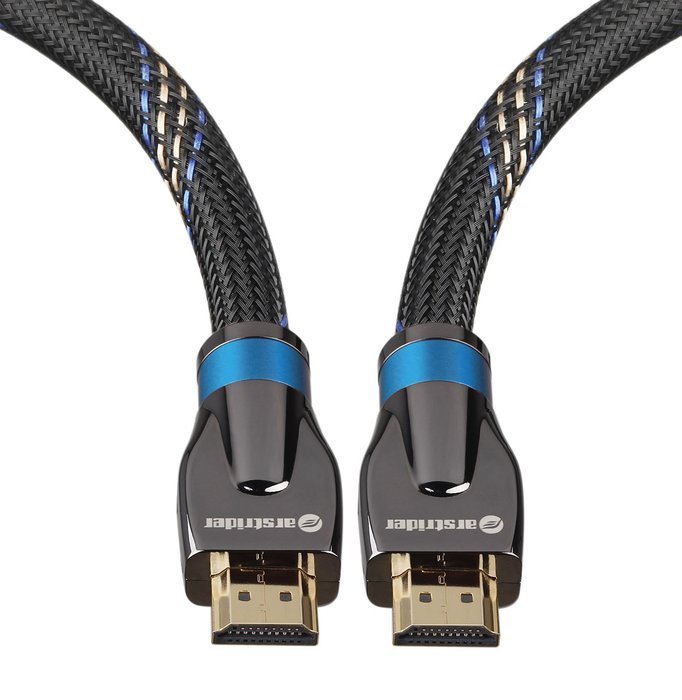 FARSTRIDER HDMI Cable 2.0 Ultra High Speed 3 Feet (1 Meters), Supports Ethernet, 3D, 2160P, 4k, 24AWG, CL3, 25K... N3