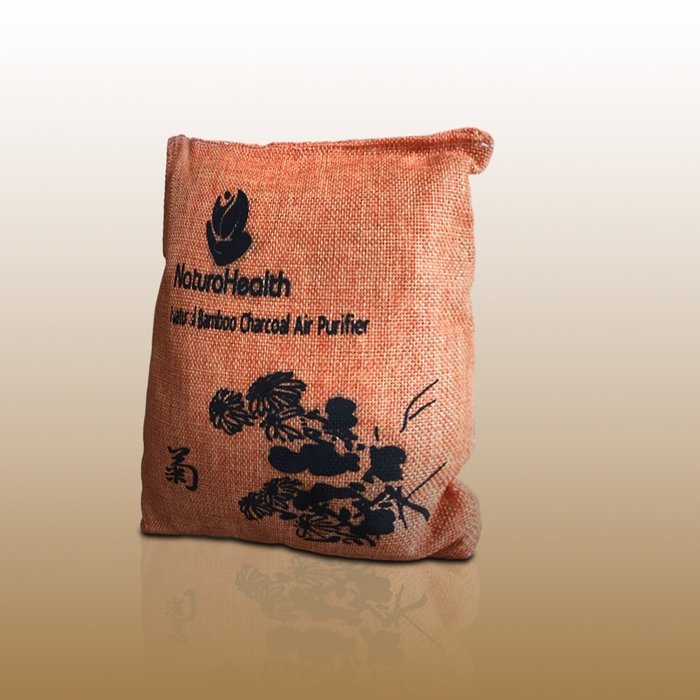 500g Organic Bamboo Charcoal Air Purifier Bag Deodorizer and Air Freshener Remove Odor and Control Moisture in... N6