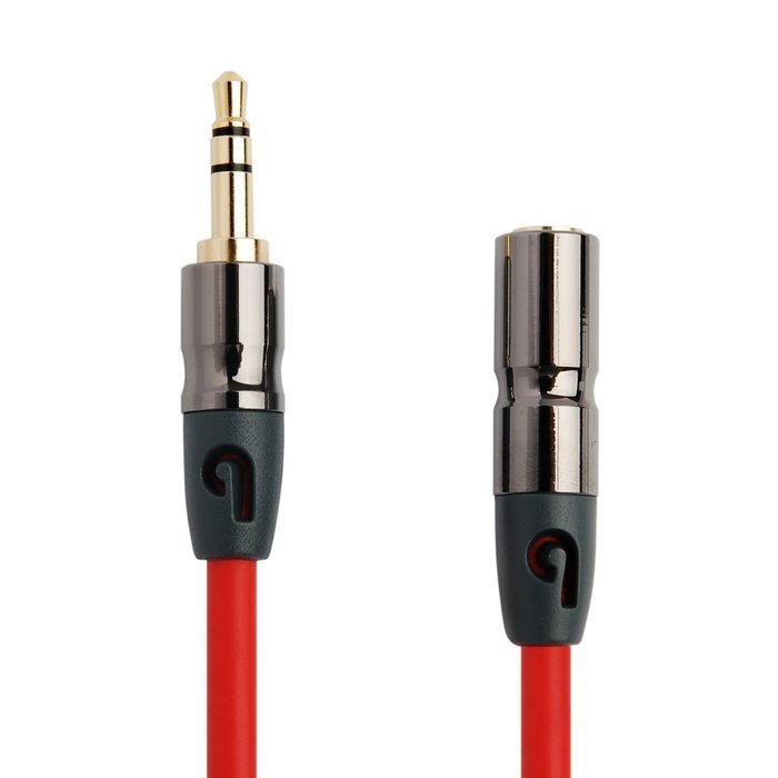 PlugLug - 4FT 3.5mm Male to Female Premium Auxiliary Audio Cable for Headphones, iPods, iPhones, iPads, Home /... N17