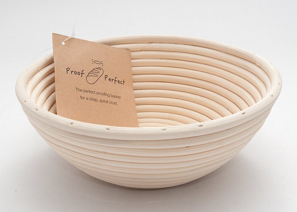 Professional Banneton Proofing Basket 8.5 Inch. A Natural Rattan Brotform - Perfect for Rising Dough for Artisan...