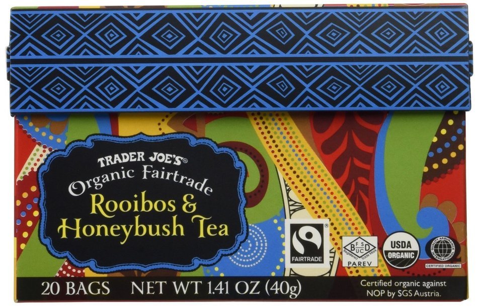 2 boxes of 20 bags Trader Joes Organic Fairtrade Rooibos & Honeybush Tea N3