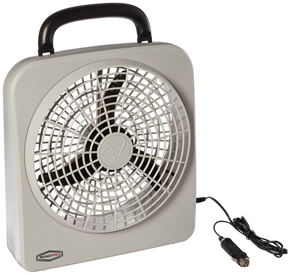 RoadPro RP8000 10" Indoor/Outdoor Dual Power Fan