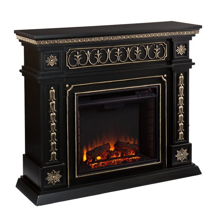 Donovan Electric Fireplace - Black N3