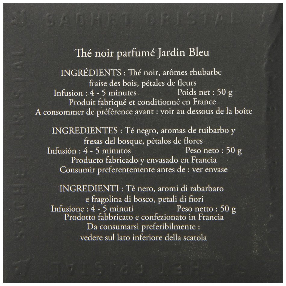 DAMMANN FRERES Jardin Bleu Tea Sachets, 25 count N4