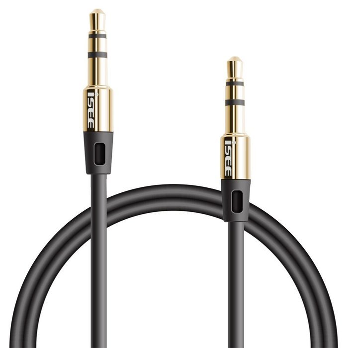 iSEE Aux Cord ,3.3 Ft Nylon premium Audio Cable / Aux Cable , Auxiliary Cable for Car and Home Stereo, Headphone... N2