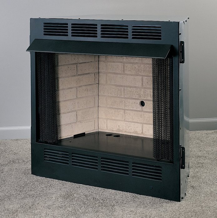 Comfort Flame CGFB32CC Vent-Free Circulating Louvered Firebox, 32-Inch N3