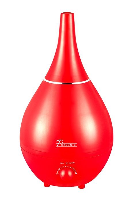 Pursonic Contemporary Cool Mist Ultrasonic Humidifier, White