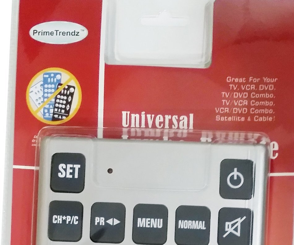 PrimeTrendz TM Universal Jumbo Remote Control TV-DVD-Cable It's Huge!