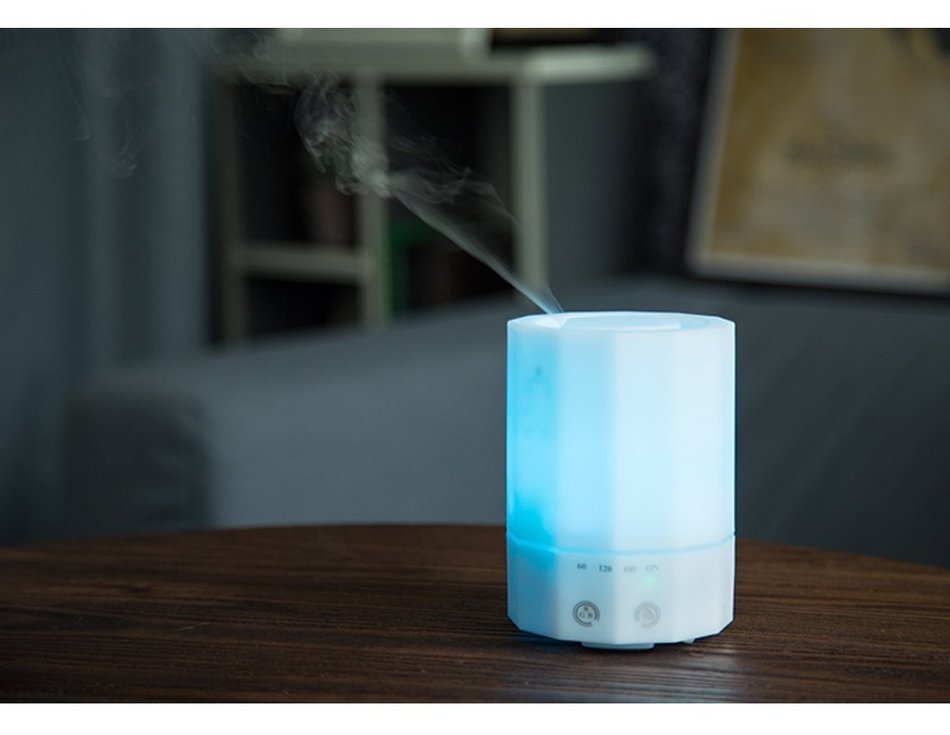 200ml Aromatherapy Essential Oil Diffuser, SolidPin Portable Ultrasonic Cool Mist Aroma Humidifier w/ 7 Color... N5