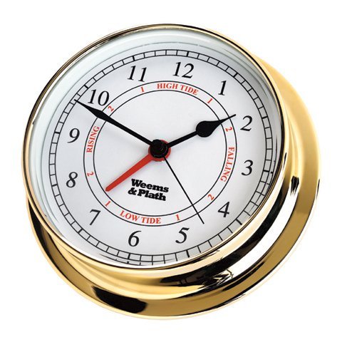 Weems & Plath Endurance Collection 125 Time and Tide Clock (Brass)