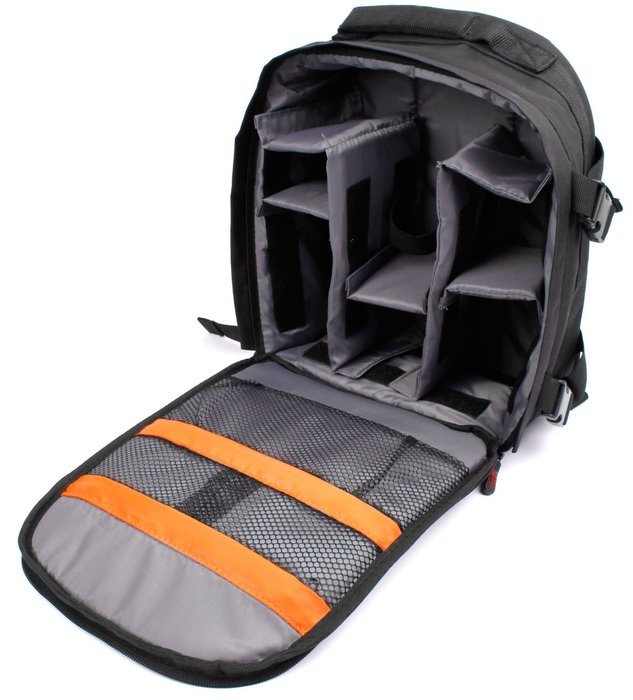 DURAGADGET Mochila Para C&aacute;maras DSLR / SLR Canon | Nikon | Sony | Olympus + Funda Impermeable - Alta Calidad N2