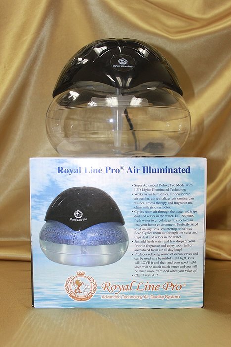 Royal Line Pro (R) Deluxe Illuminated LARGEST SIZE Air Purifier Humidifier Revitalizer Cleaner Fragrance Dispenser...