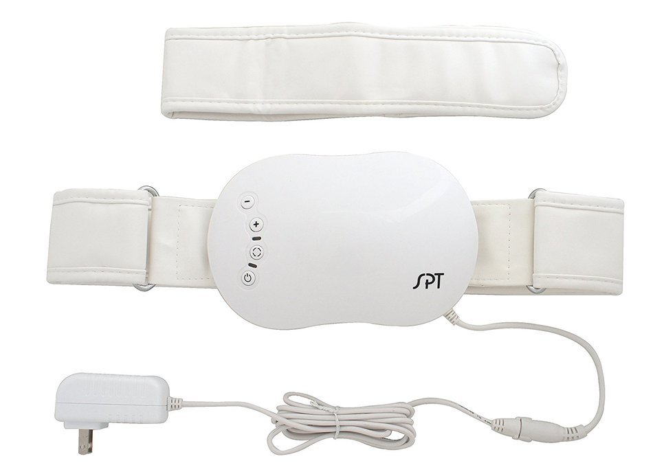 SPT AB-751 Vibrating Massager with Adjustable Belt, White, 1.2 Pound N4