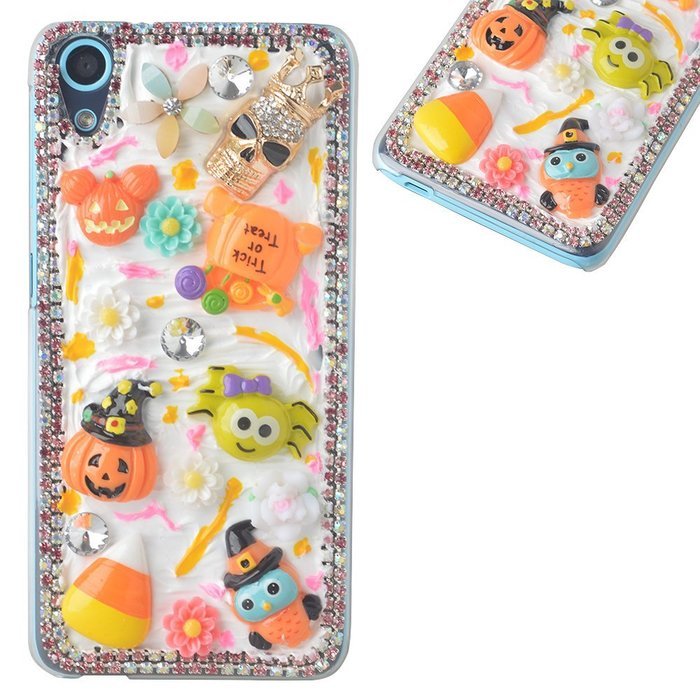 Spritech(TM) 3D Handmade Crystal Phone Case for Alcatel OneTouch IDOL 3 (5.5inch),Helloween Style Monster Pumpkin...