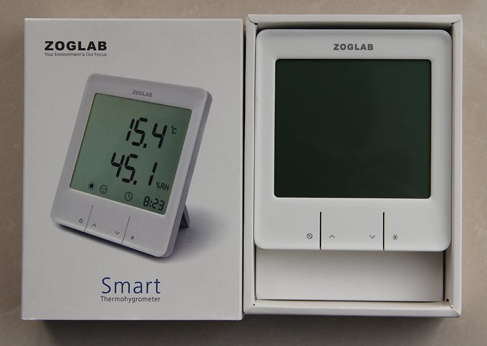 Digital Thermo-hygrometer Thermometer Temperature & Humidity Monitor -White N4