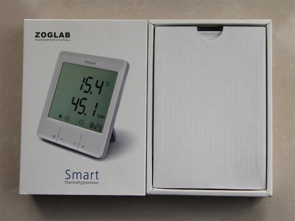 Digital Thermo-hygrometer Thermometer Temperature & Humidity Monitor -White N5
