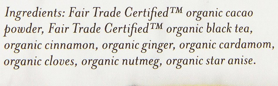 Numi Organic Indulgent Tea, Chocolate Rooibos, Caffeine Free Herbal Teasan, 12 Count Tea Bags (Pack of 3) N48