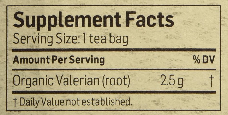 Alvita Organic Herbal Valerian Tea, 24 Count N3