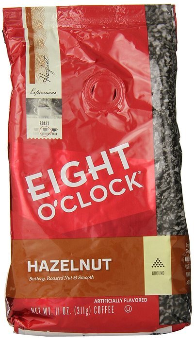 Eight O'clock Hazelnut Ground Coffee [Pack of 2] N3