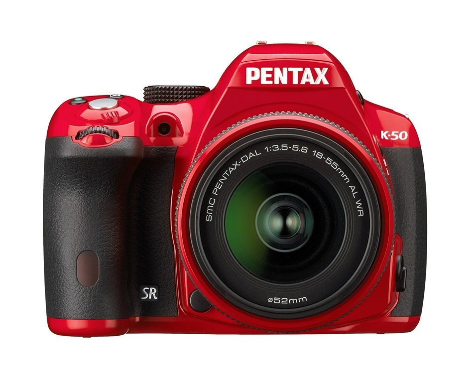 Pentax K-50 16MP Digital SLR Camera Kit with DA L 18-55mm WR f3.5-5.6 Lens (White) N2