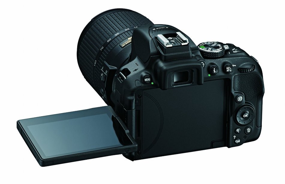 Nikon D5300 DX-format Digital SLR Kit w/ 18-55mm VR II and 55-300mm VR Lens Kit (Black) N7