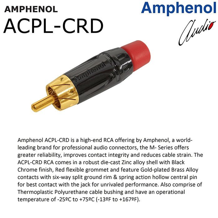 1 Foot RCA Cable Pair - Made with Mogami 2964 High-Definition Audio Interconnect Cable and Amphenol ACPL Black...