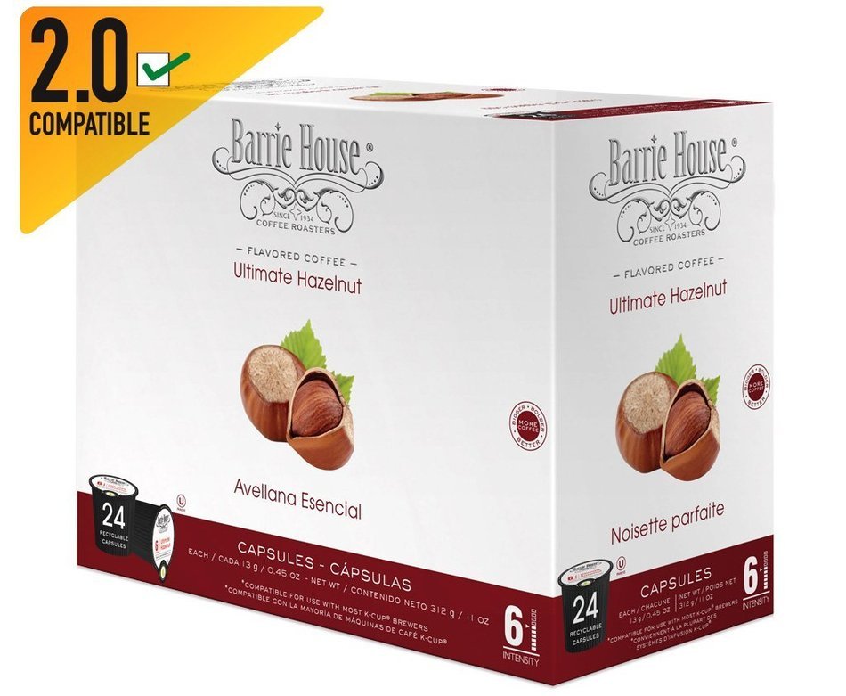 Barrie House Ultimate Hazelnut Coffee, 24 Count N5