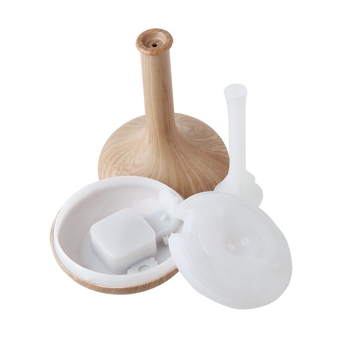 Samber Wood Grain Air Humidifier Ultrasonic Aromatherapy Humidifier Purifier Air Prevent Drying Intelligent Cut... N3
