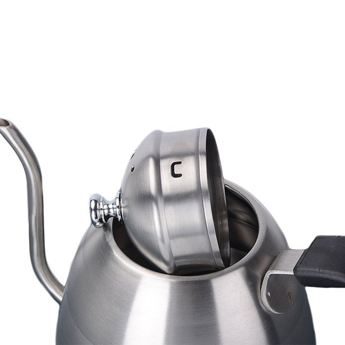 Joyoldelf Stainless Steel Coffee Drip Kettle| Elegant Shaped Coffee Pot| Pour Over Cafetiere with Gooseneck Spout... N7